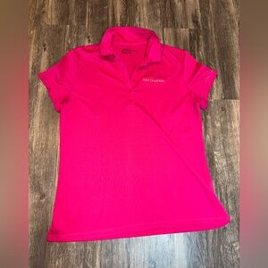 Nike Golf Dri-Fit Women’s Polo Shirt “The Players” TPC Sawgrass Pink Size XL